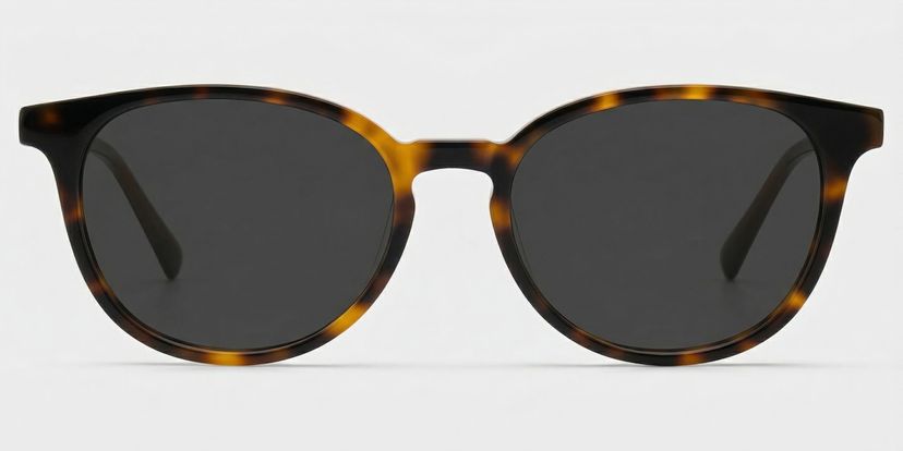 Allison Tortoise Rund Sonnenbrille