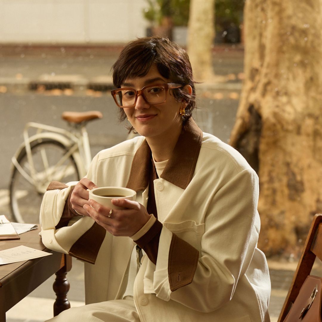 Marley Braun Rechteckig Brille7