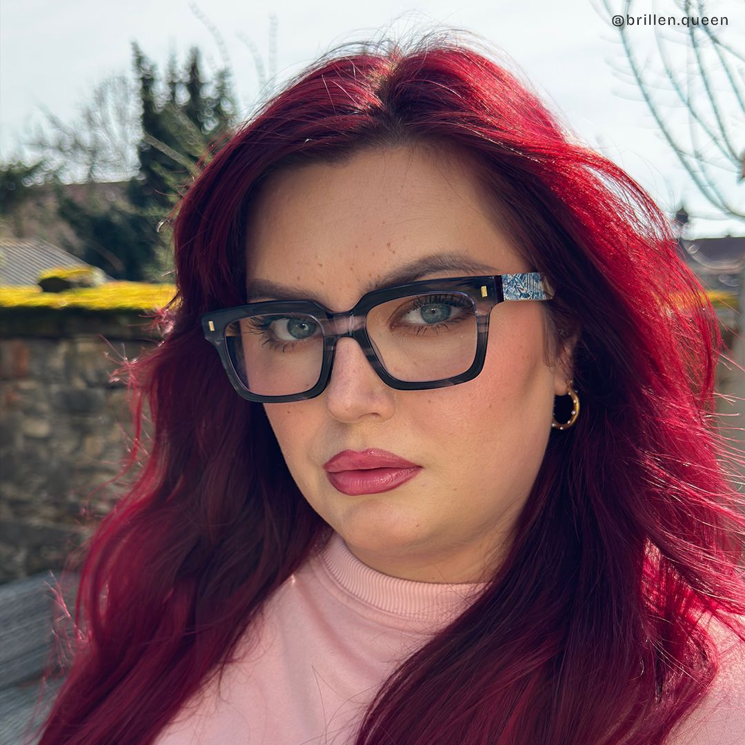 Rangel Grau Rechteckig Gemischte-Materialien Brille6