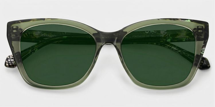 Maple Grün Schmetterling Brille