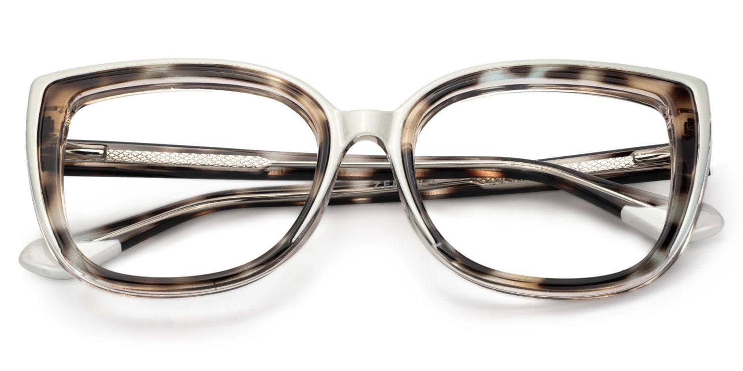 Fenn Braun-Tortoise Cateye Brille1