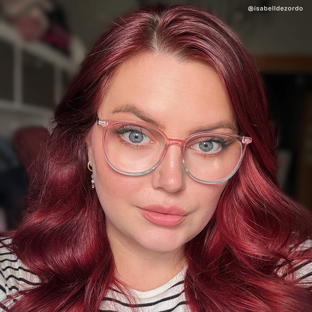 Babbage Rosa-Grün Rund Brille7