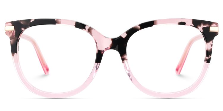 Mailyn Rosa-Tortoise Rund Brille