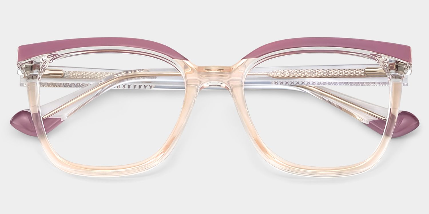 Tawana Lila Quadratisch Brille2