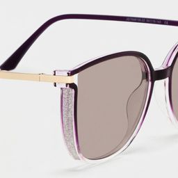 Walden Dunkellila Cateye Brille4