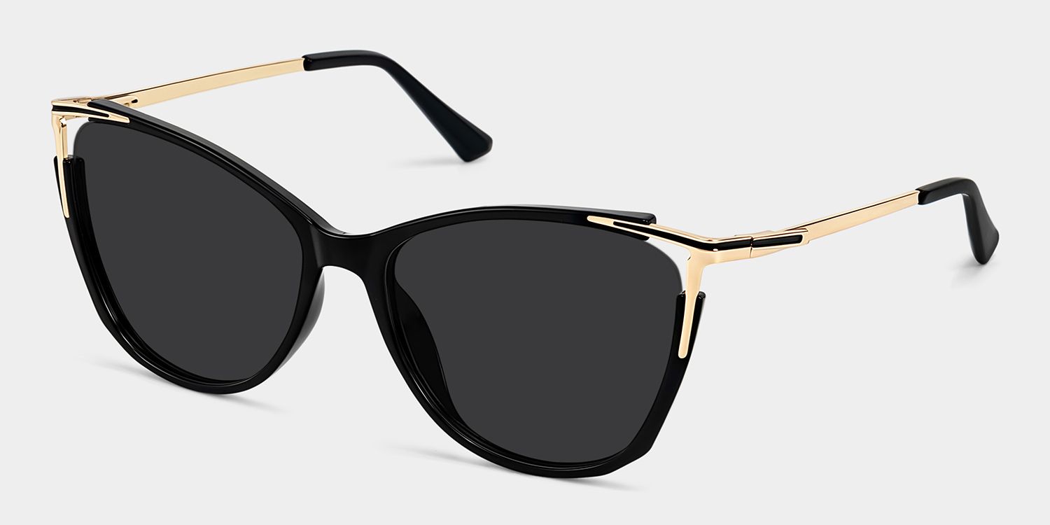 Pace Cat Eye Style in Schwarz Sonnenbrille | ZEELOOL2