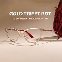 Katherine Hellgold Cateye Brille0