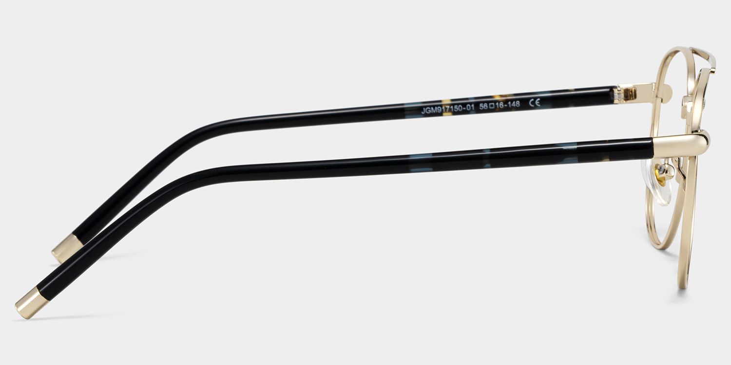 Calvin Gold Pilot Brille5