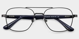 Anderson Schwarz Pilot Brille3