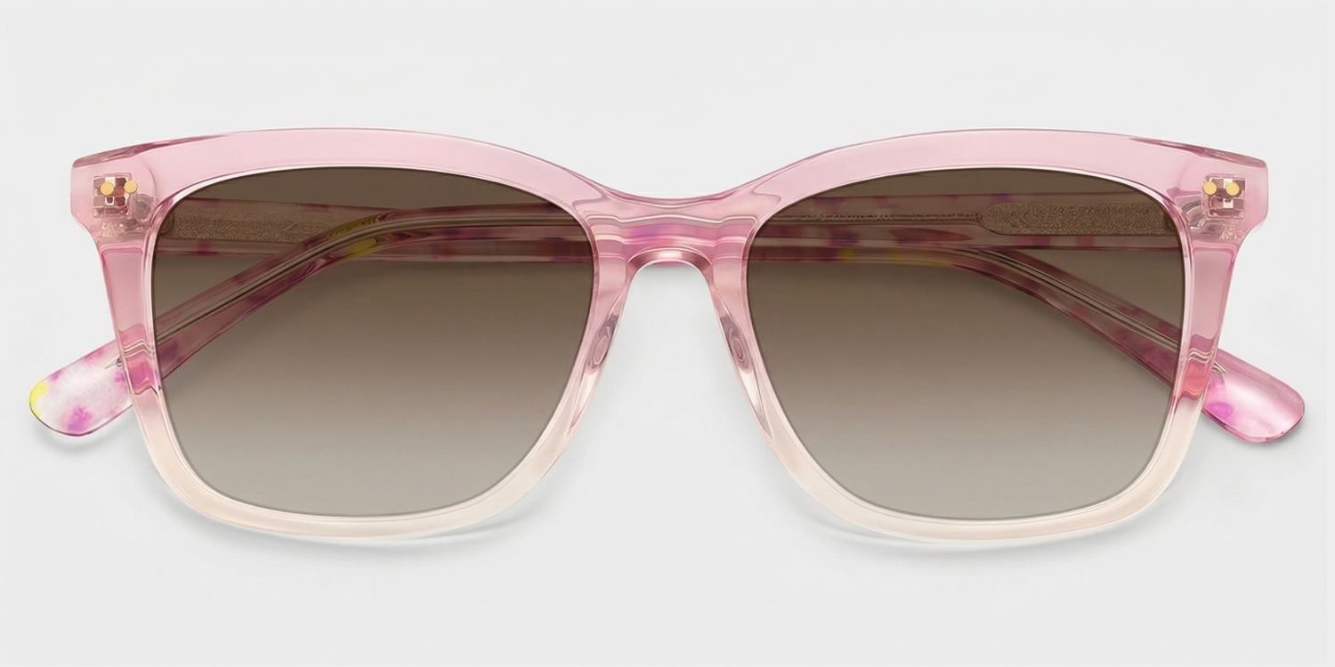 Layla Square Rosa Rahmen-Sonnenbrille im Online-Sale | ZEELOOL1