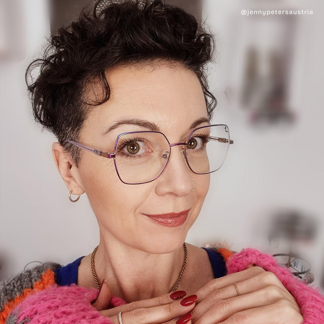 Billie Bunt Geometrisch Gemischte Materialien Brille11