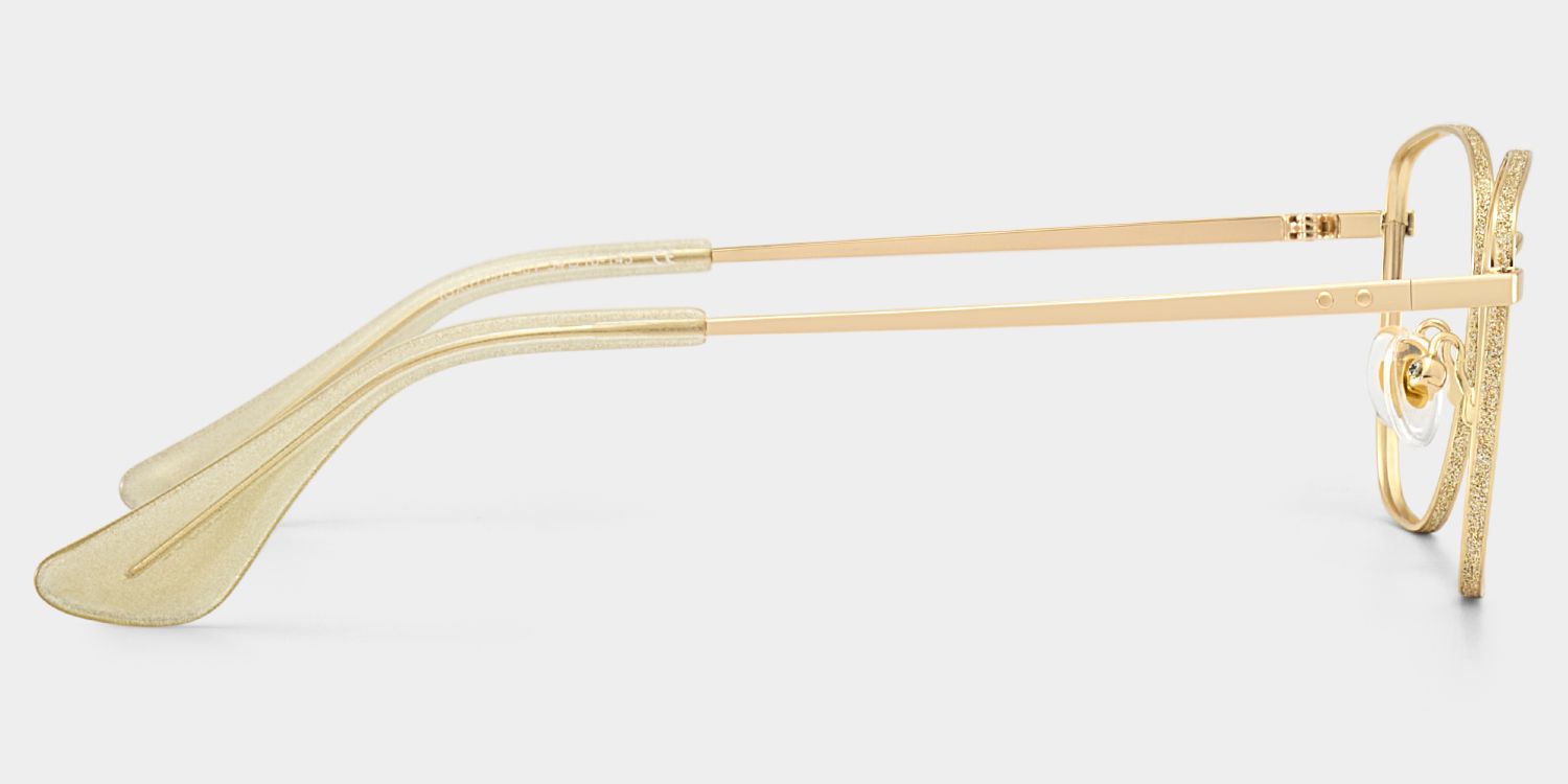 Skyler Gold Schmetterling Brille5