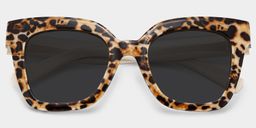 Malcolm Braun Rechteckig Brille1