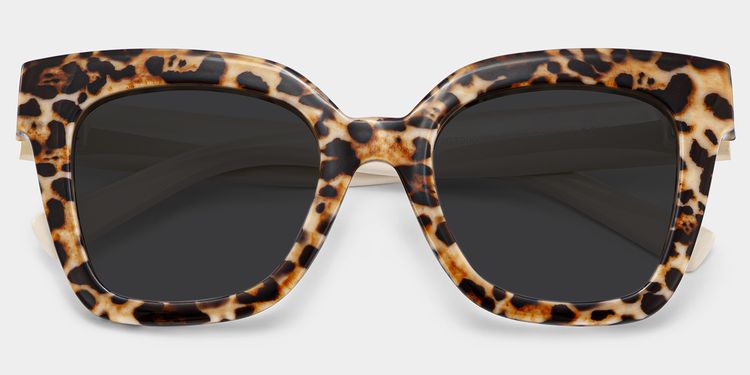 Malcolm Braun Quadratisch Sonnenbrille