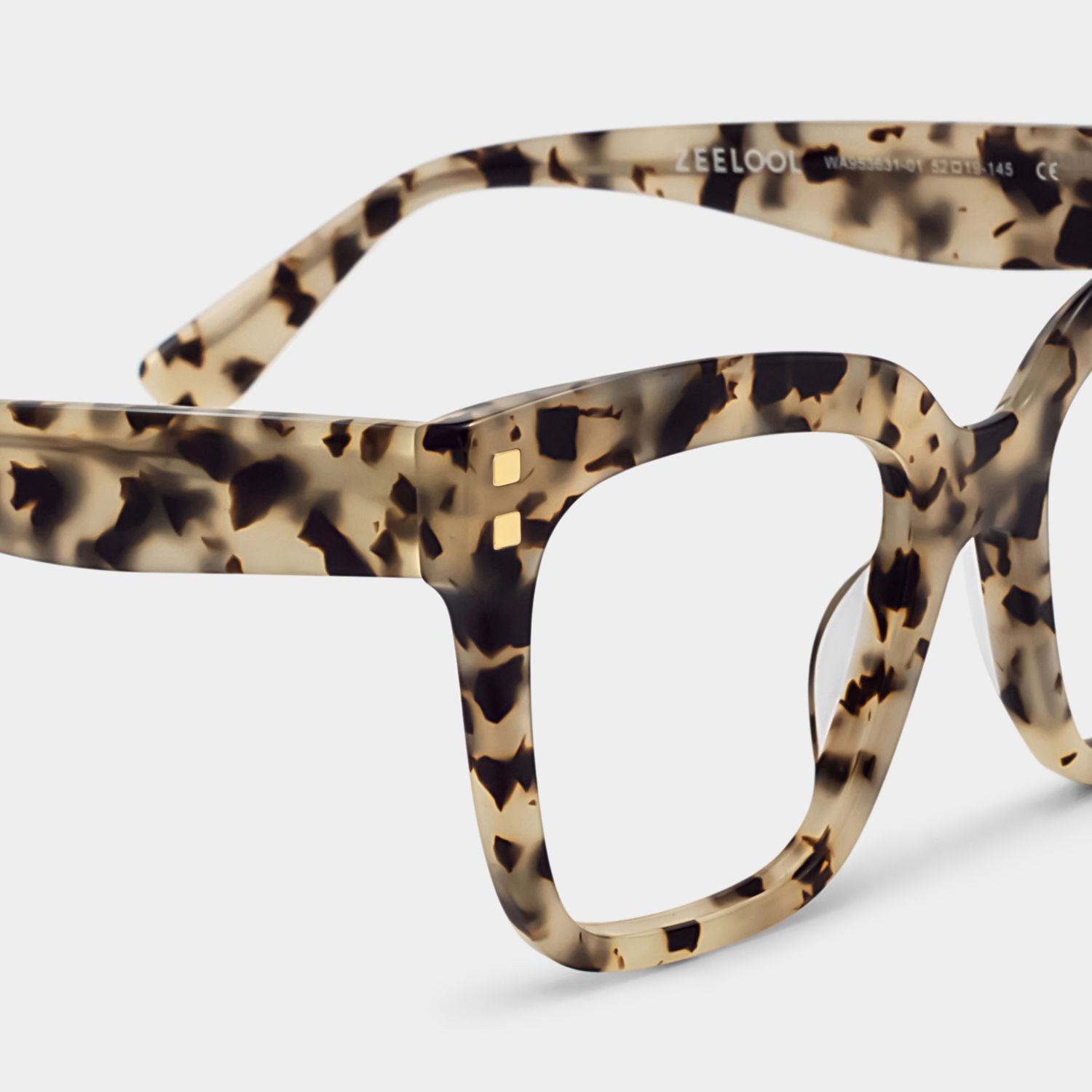 Minguela Braun-Tortoise Quadratisch Brille5