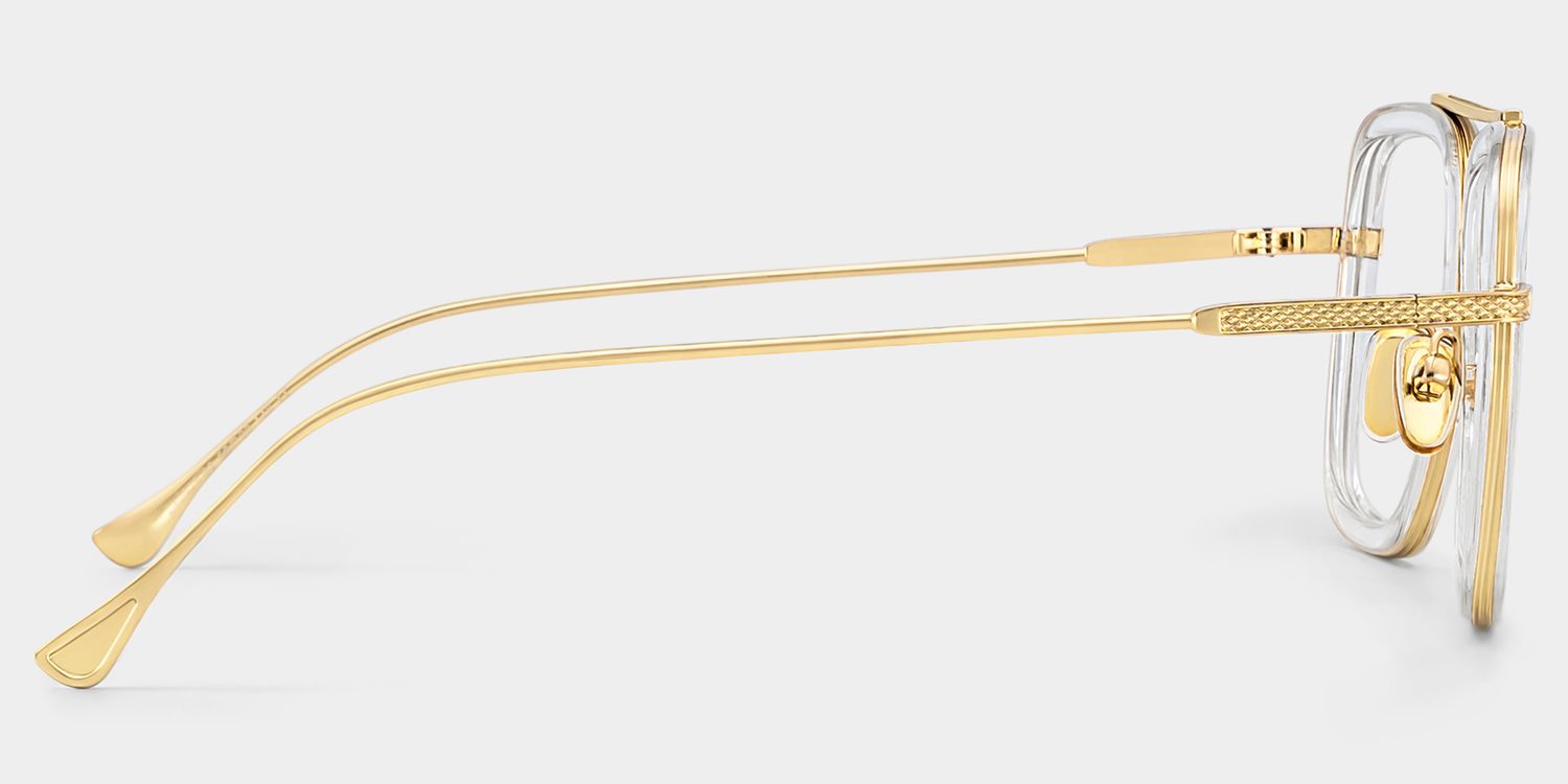 Gifford Klar Gold Pilot Brille3