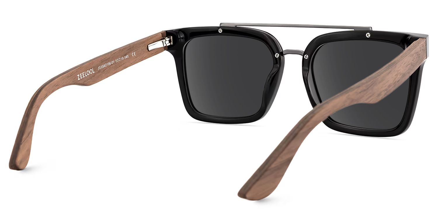 Pascal Schwarz Aviator Polarisierte Sonnenbrille zum Autofahren | ZEELOOL4