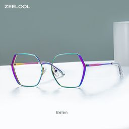 Belen Bunt Geometrisch Brille0