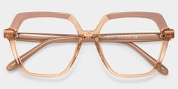 Norah Braun Geometrisch Brille2