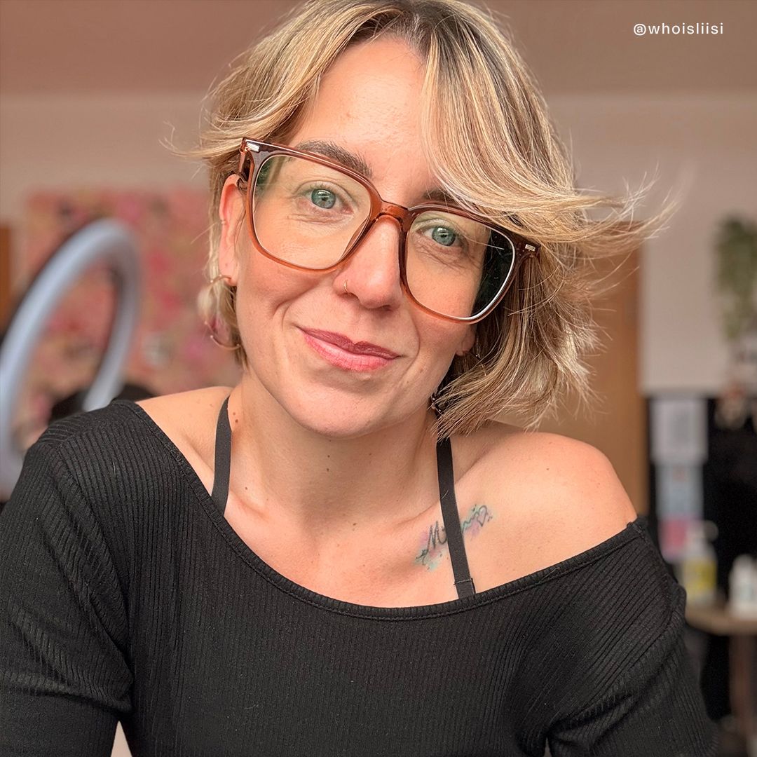 Eliza Braun Quadratisch Brille8