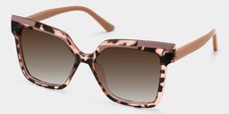 Eboney Tortoise Quadratisch Sonnenbrille2
