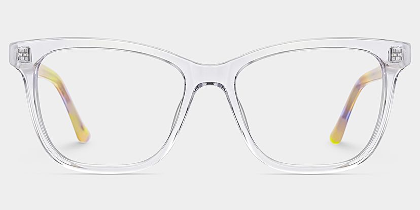 Faith Klar Rechteckig Brille
