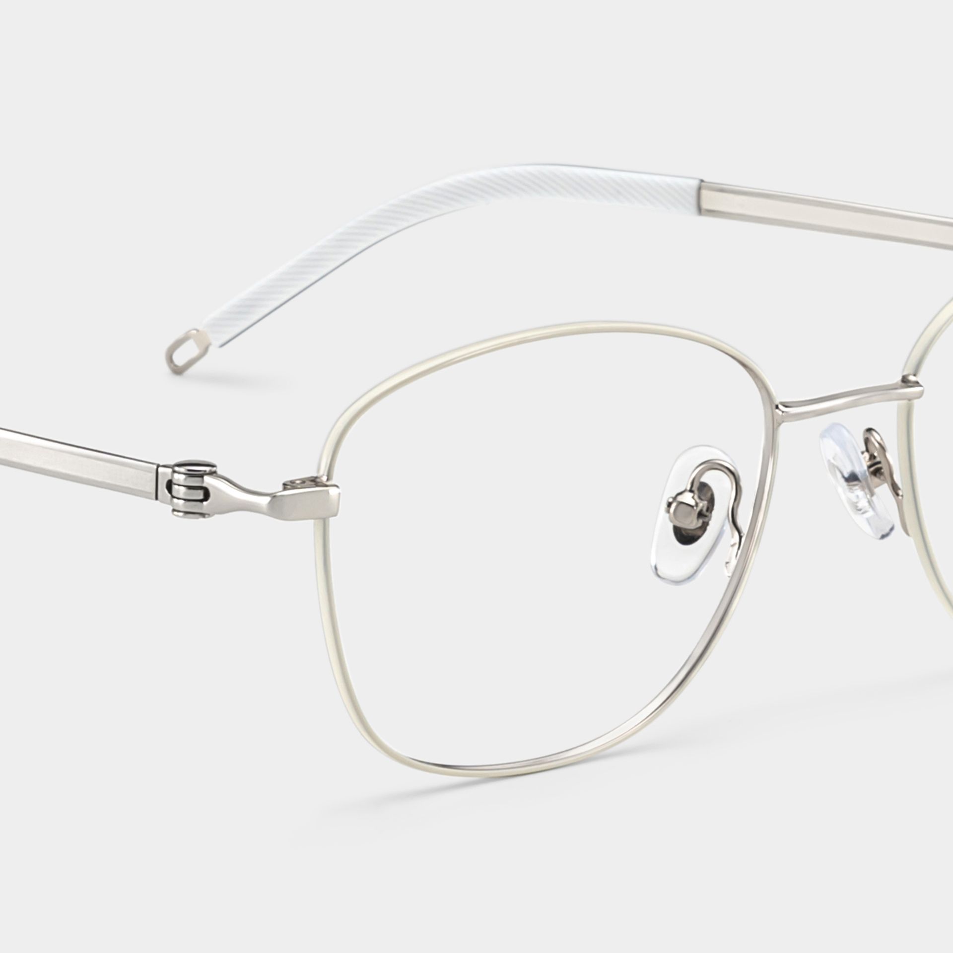 Tianna Weiß Rechteckig Brille6