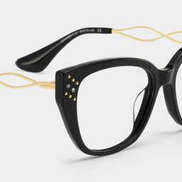 Alma Schwarz Schmetterling Brille6