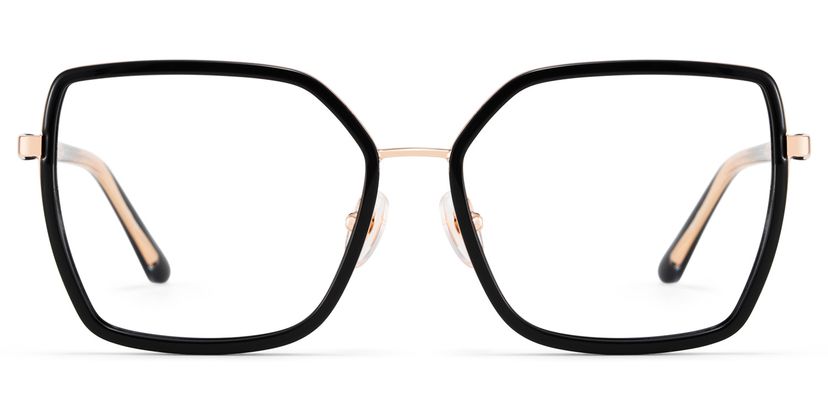 Olicia Schwarz Quadratisch Brille