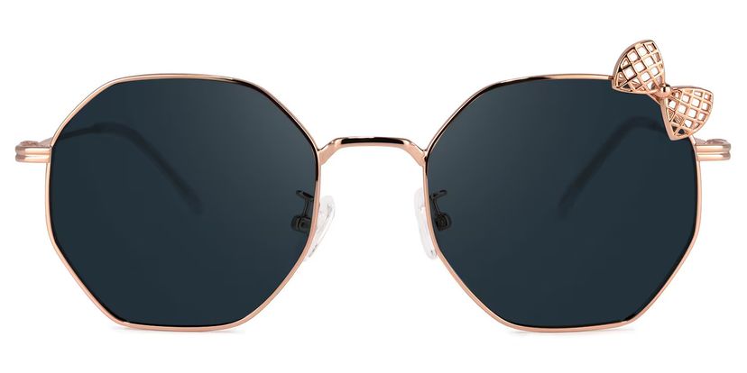 Kaitlyn Rosa-Gold Geometrisch Sonnenbrille