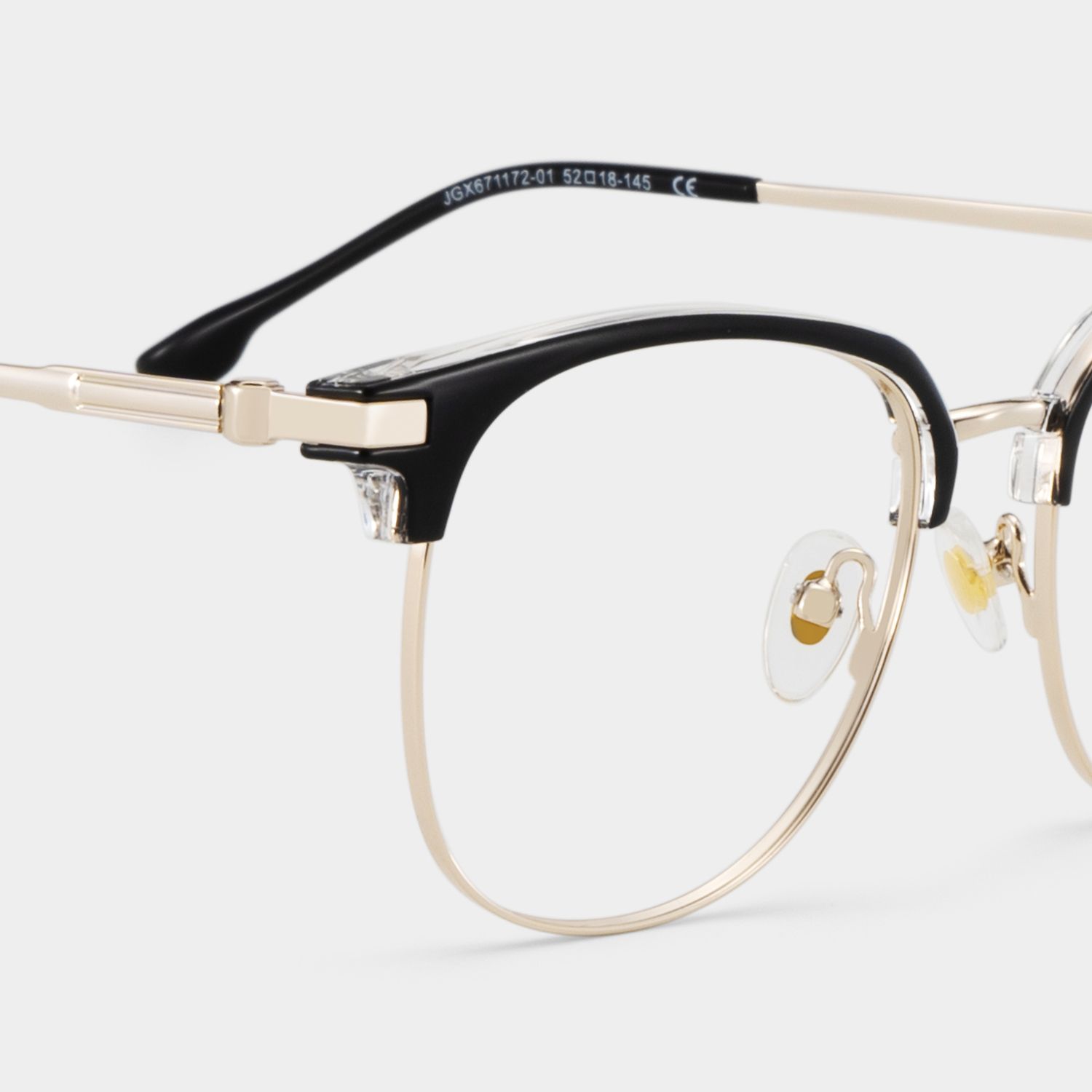 Portia Schwarz Browline Brille4