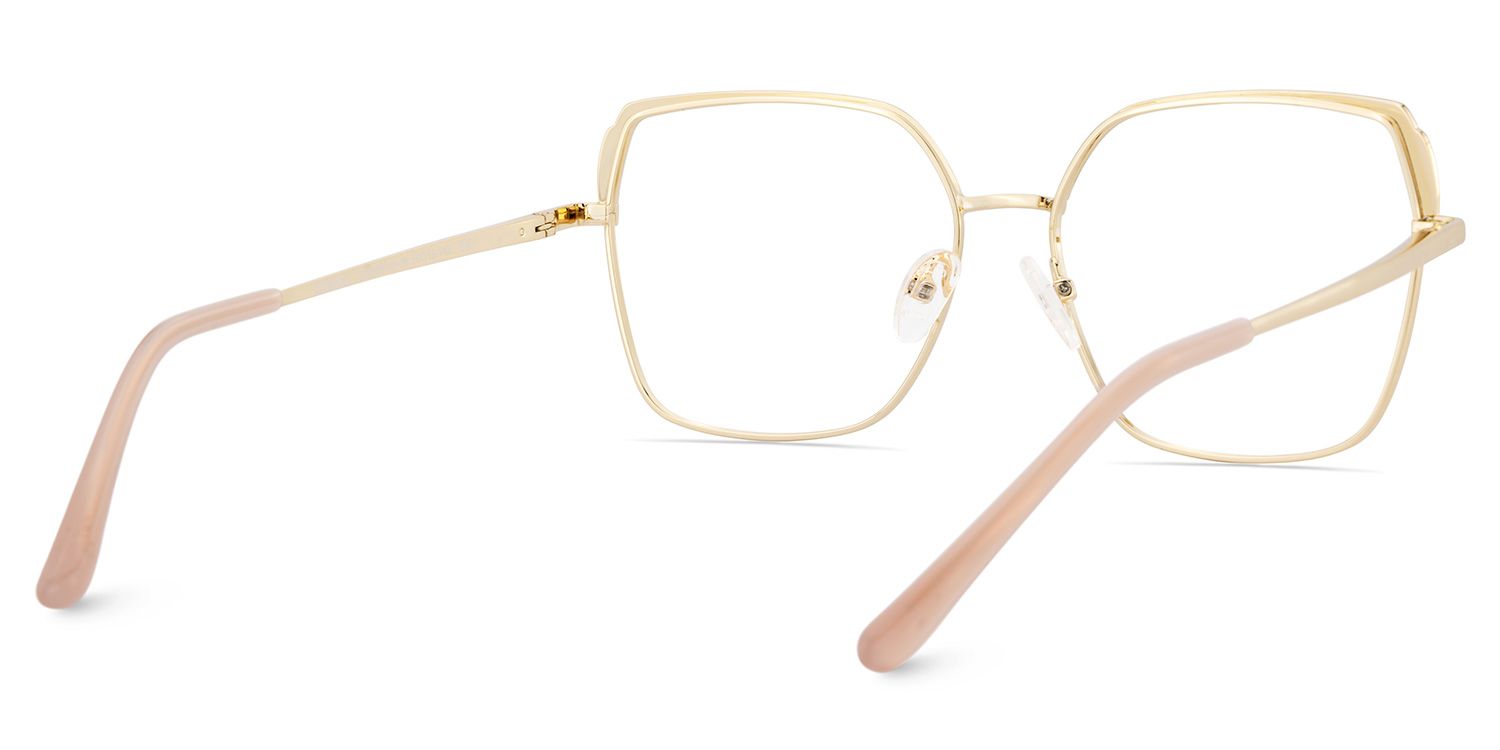 Shayla Rosabraun Quadratisch Brille4