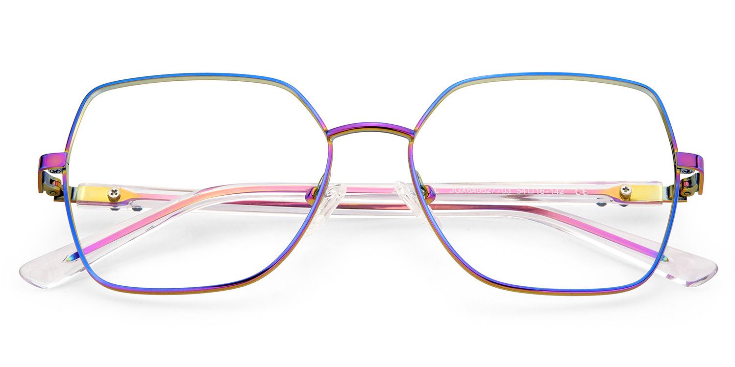 Billie Bunt Geometrisch Gemischte Materialien Brille3