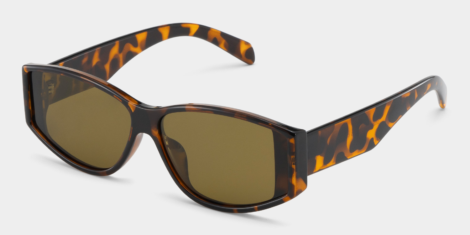 Gino Tortoise Geometrisch Sonnenbrille2