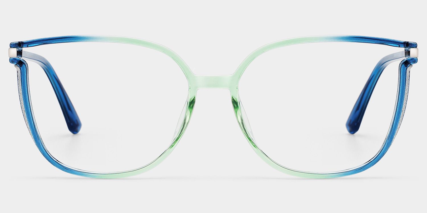Walden Blau-Grün Cateye Brille0
