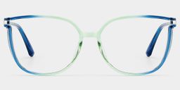Walden Blau-Grün Quadratisch Brille0