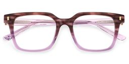 Pagel Lila Rechteckig Brille2