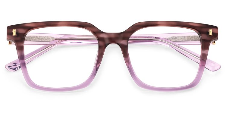Pagel Lila Rechteckig Brille