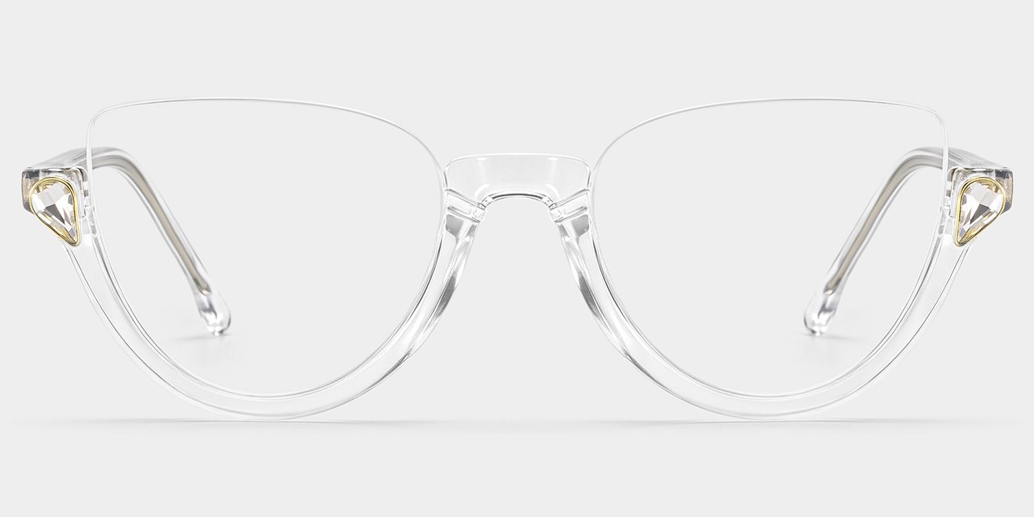 Felicia Klar Cat Eye Brille0