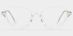 Felicia Klar Cat Eye Brille0