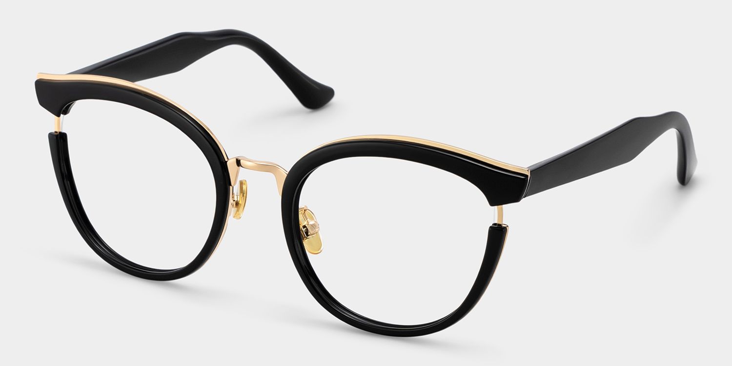 Laraine Schwarz Cat Eye Brille2