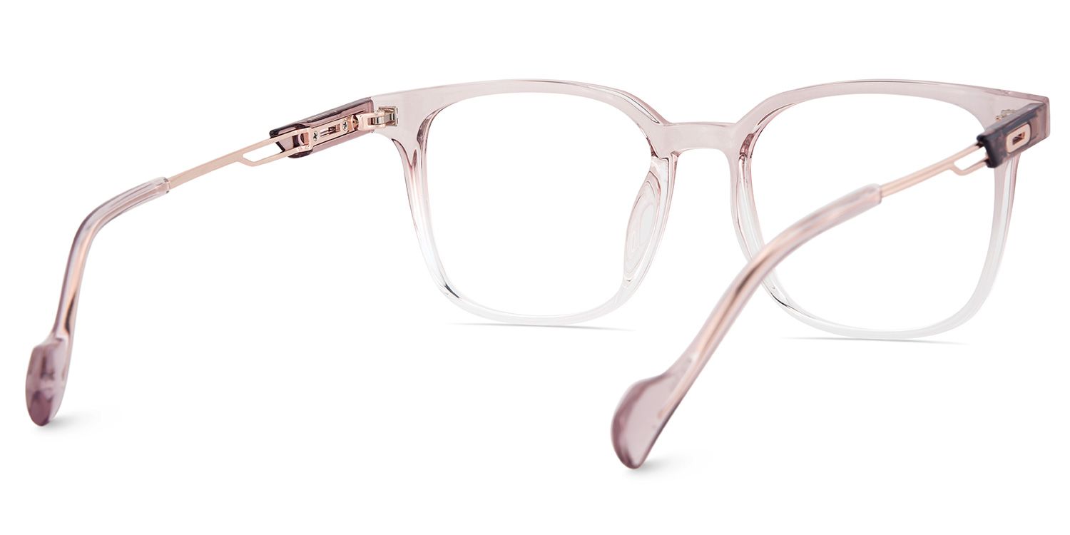 Chloe Rosa Quadratisch Brille4