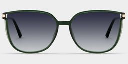Walden Dunkelgrün Cateye Brille0
