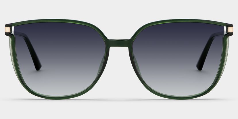 Walden Dunkelgrün Cateye Brille