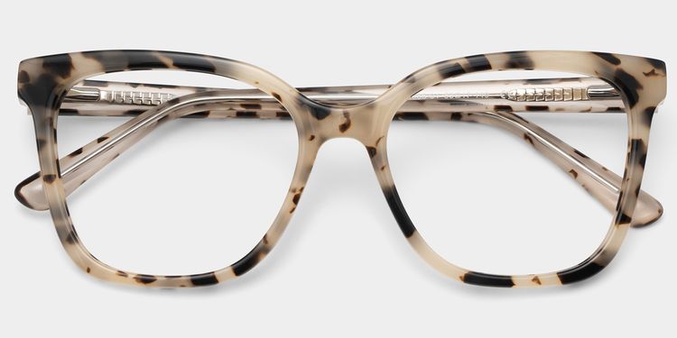 Sage Tortoise Rechteckig Brille