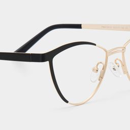 Sydney Schwarz Cateye Brille4
