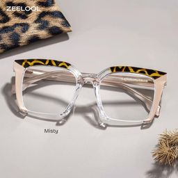 Misty Rosa Quadratisch Brille0