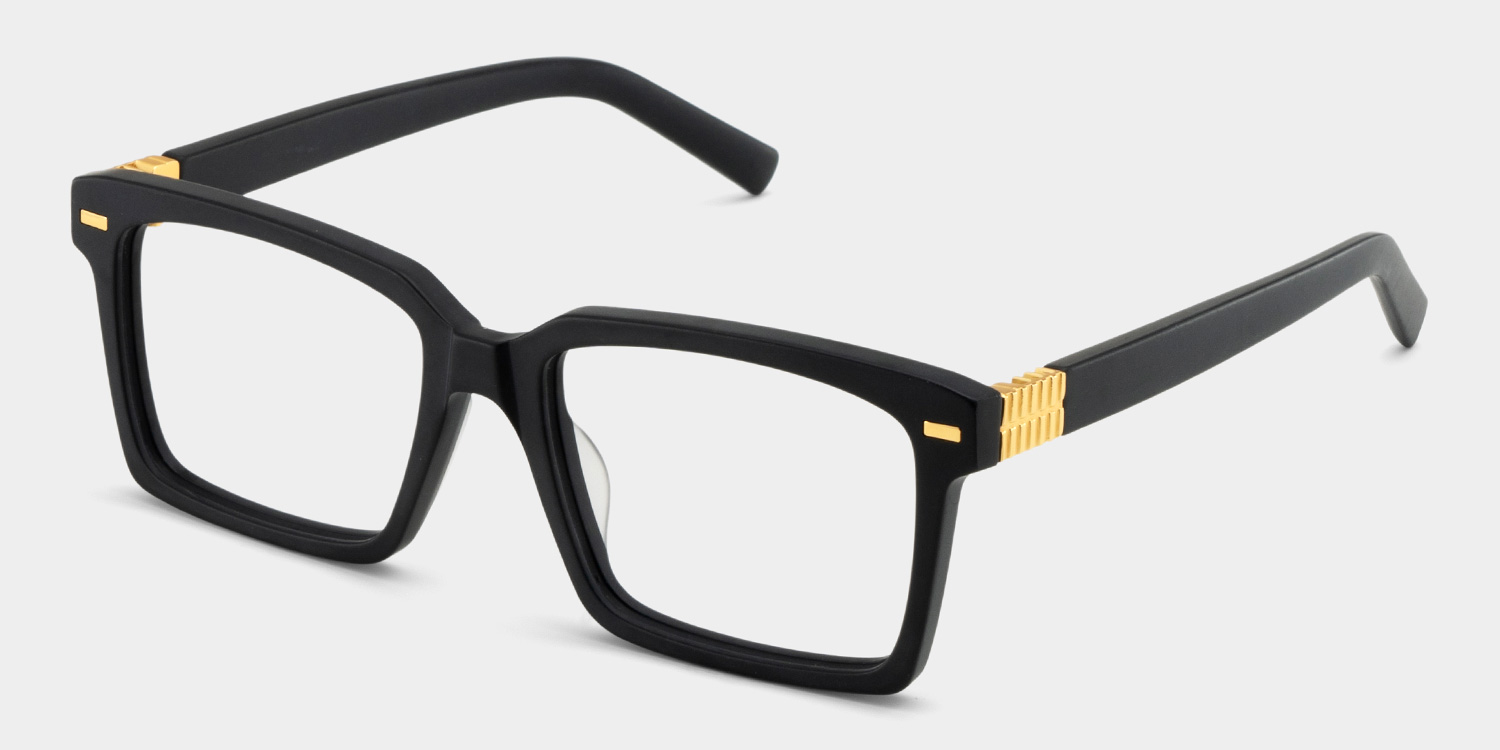 Ragnar Schwarz Rechteckig Brille4
