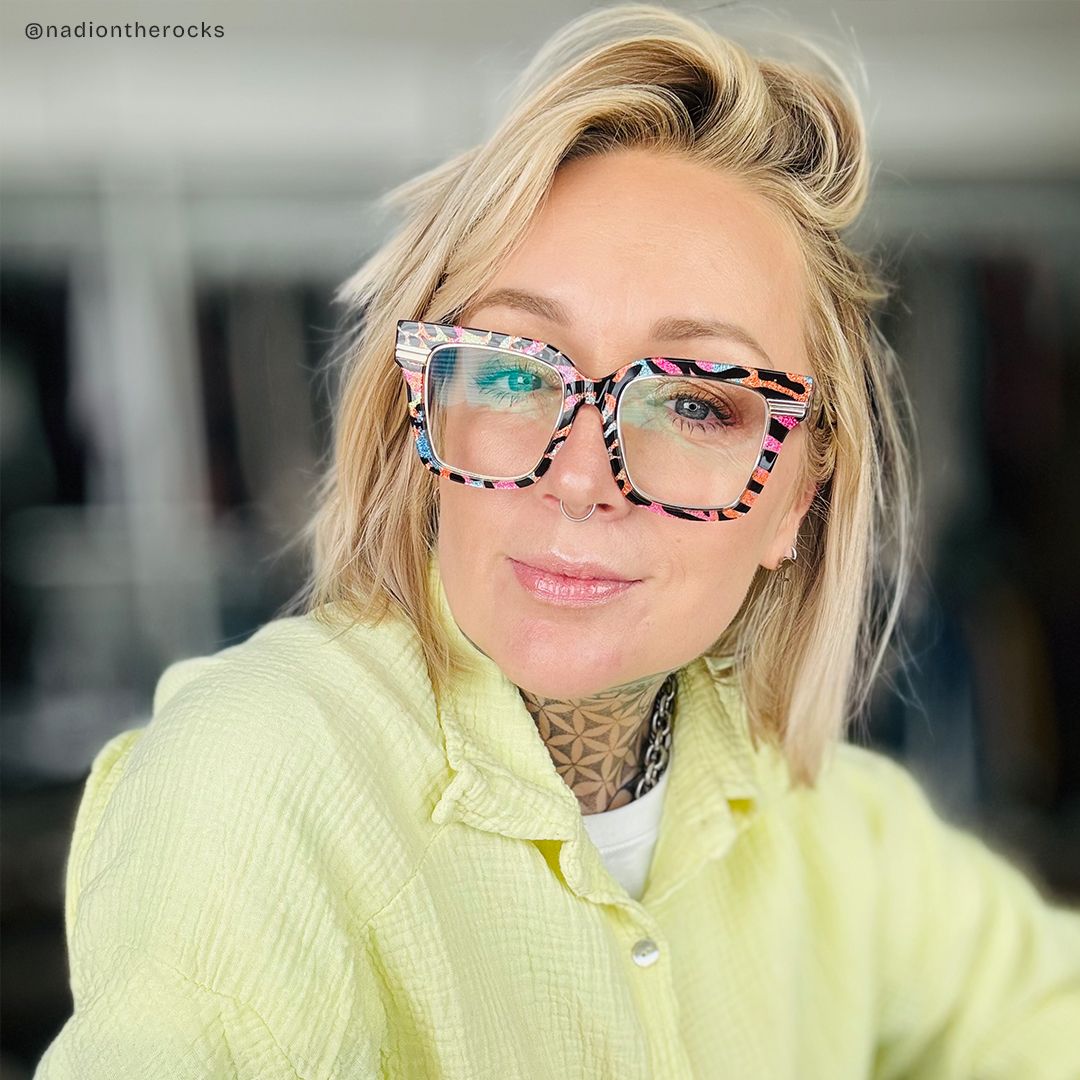 Taylor Bunt-Leo Quadratisch Gemischte Materialien Brille7