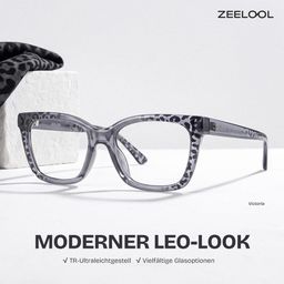 Victoria Grau-Leo Quadratisch Brille1